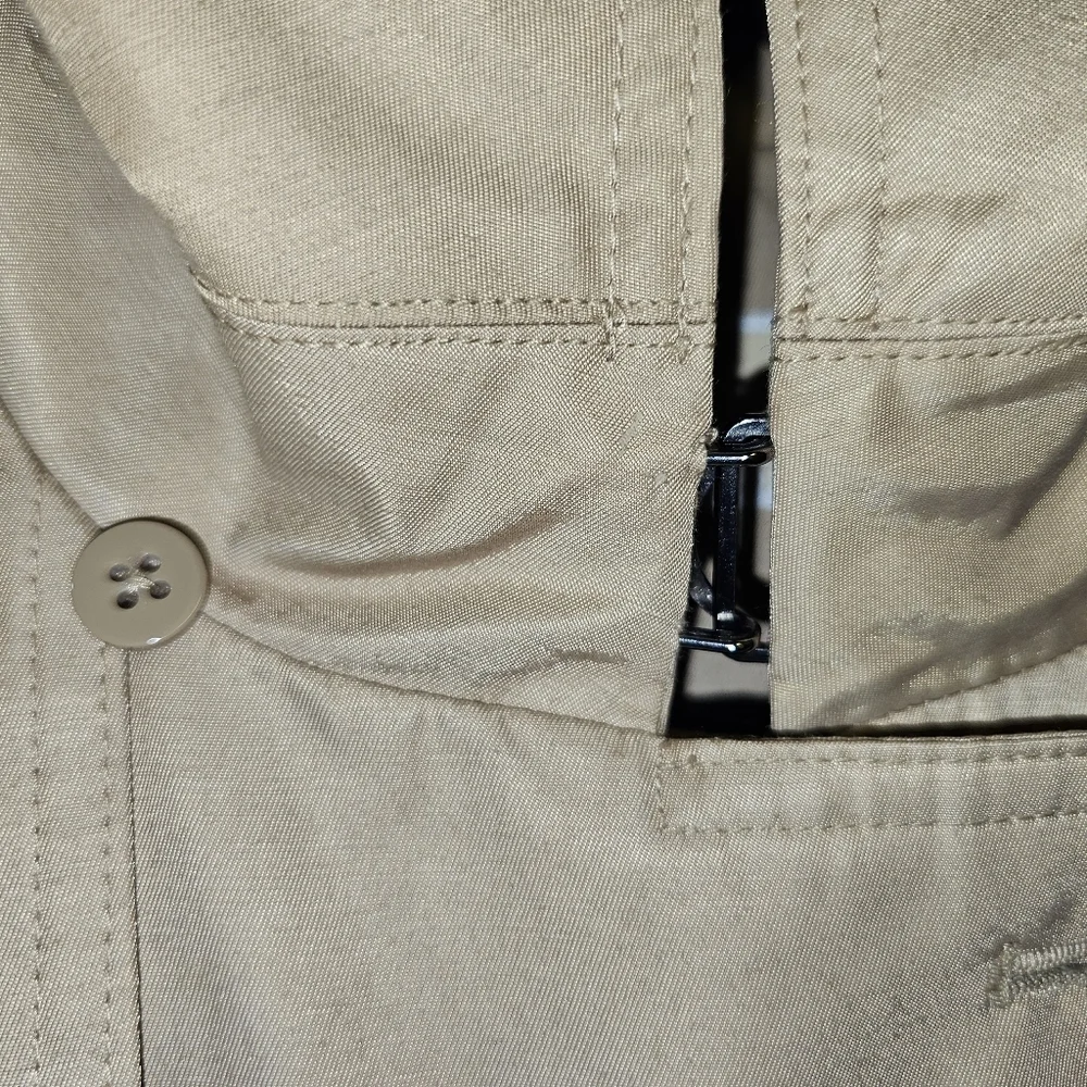 Michael Kors Womens Tan Double-Breasted‎ Trench Coat